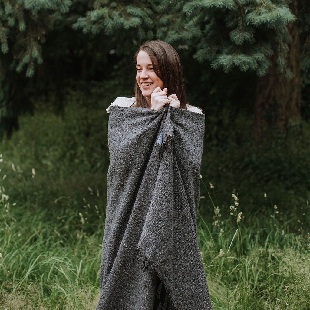 Greyson Handwoven Throw Blanket from Trek Light Gear – Twig + Feather