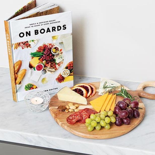 On Boards: Simple & Inspiring Recipe Ideas to Share at Every Gathering: A Cookbook by Lisa Dawn Bolton, Hardcover