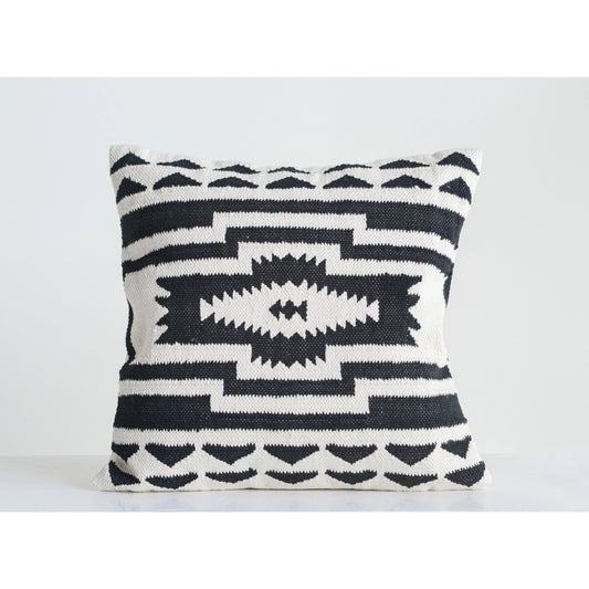 24" Cotton Kilim Pillow