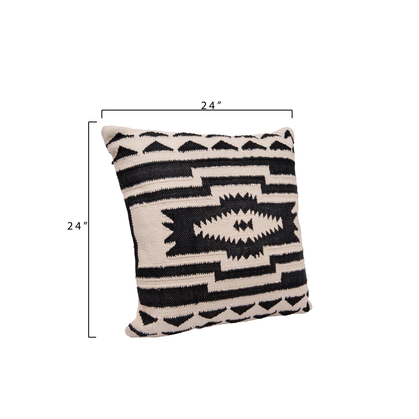 24" Cotton Kilim Pillow