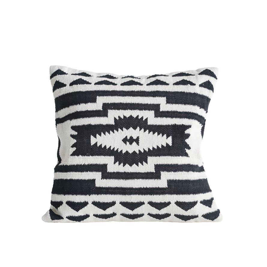 24" Cotton Kilim Pillow