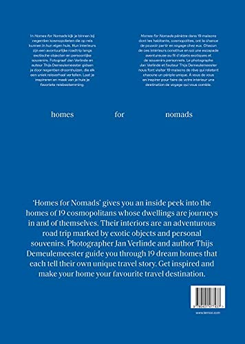 Homes for Nomads: Interiors of the Well-Travelled by Thijs Demeulemeester and Jan Verlinde, Hardcover Book