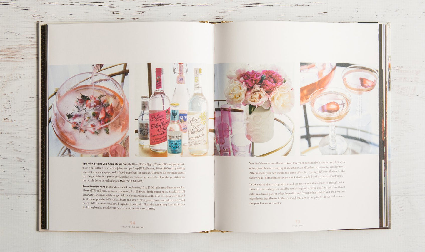 The Art of the Bar Cart: Styling & Recipes by Vanessa Dina, Hardcover Book