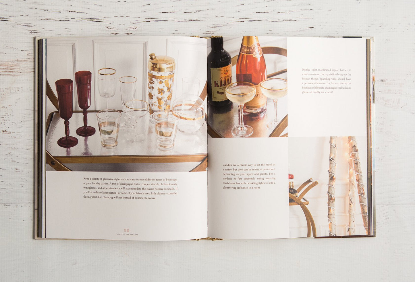 The Art of the Bar Cart: Styling & Recipes by Vanessa Dina, Hardcover Book