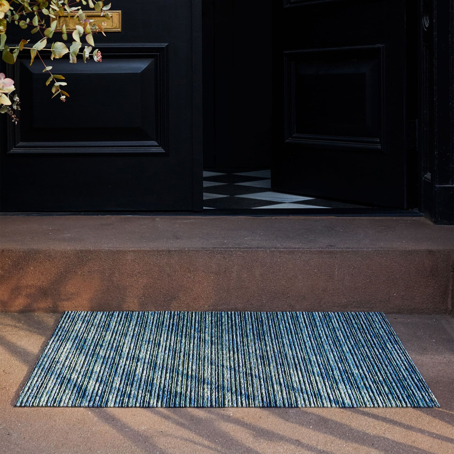 Chilewich Skinny Stripe Shag Mats