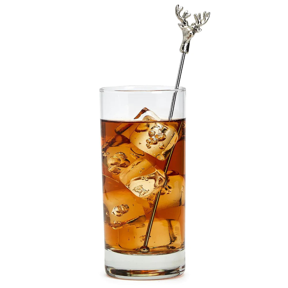 Set of 4 Antler Drink Stirrers