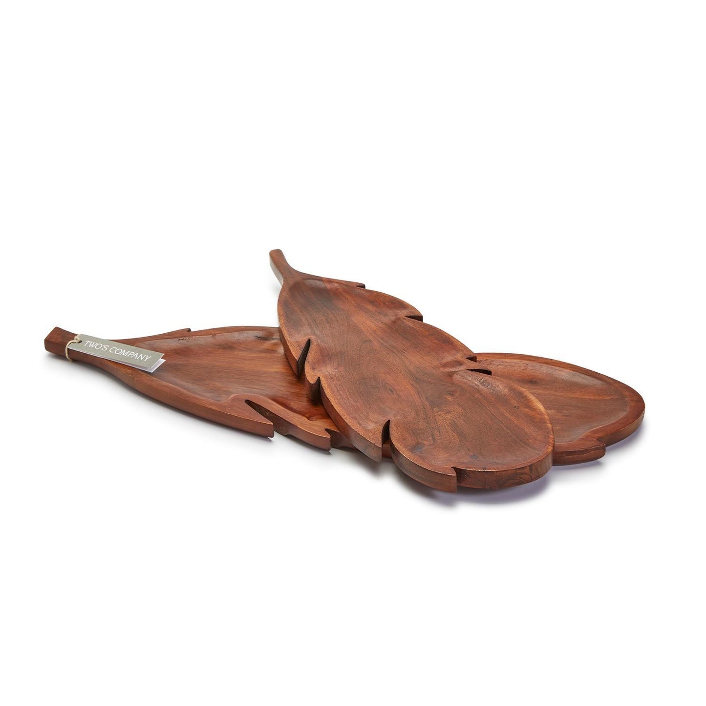 Feather Hand-Crafted Charcuterie Serving Board, 2 Sizes, Mango Wood