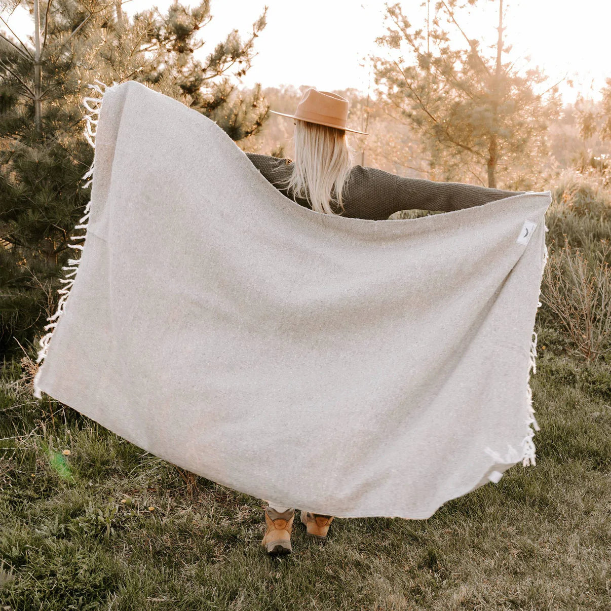 Huntington Handwoven Throw Blanket from Trek Light Gear