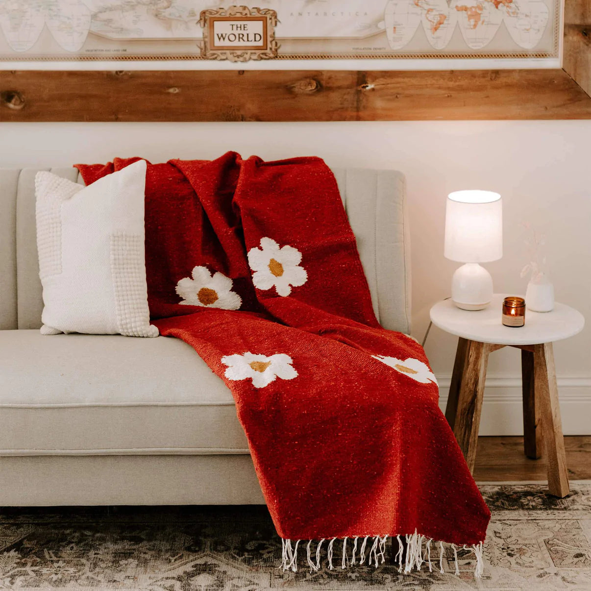 Lazy Daisy Handwoven Throw Blanket from Trek Light Gear