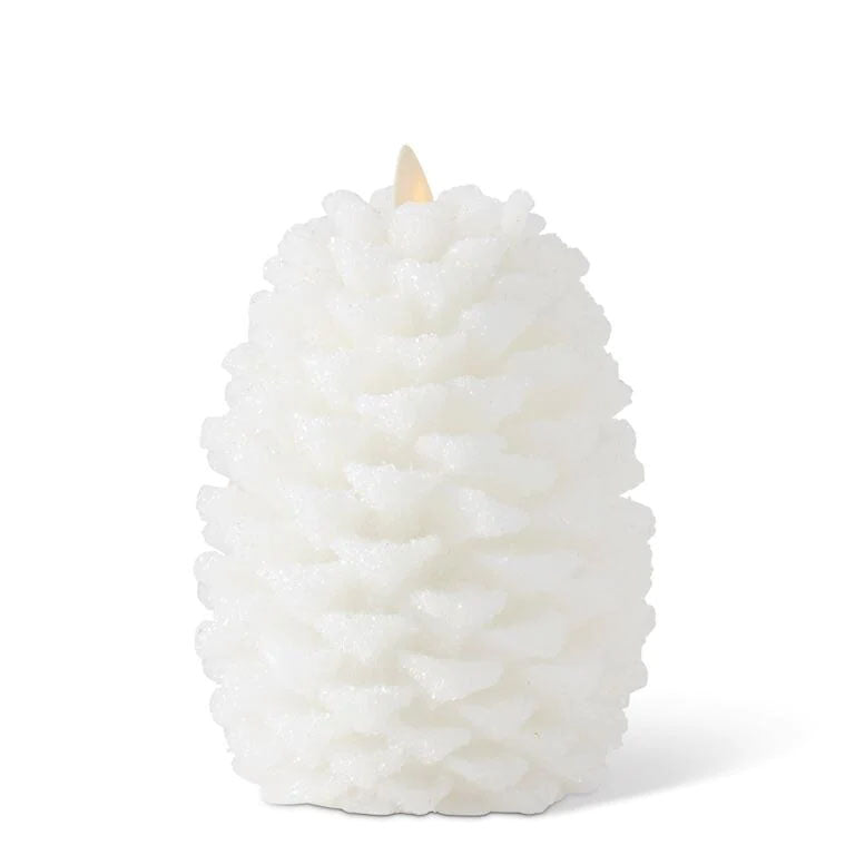 Luminara Premium Flickering Flameless Wax Pinecone Candles