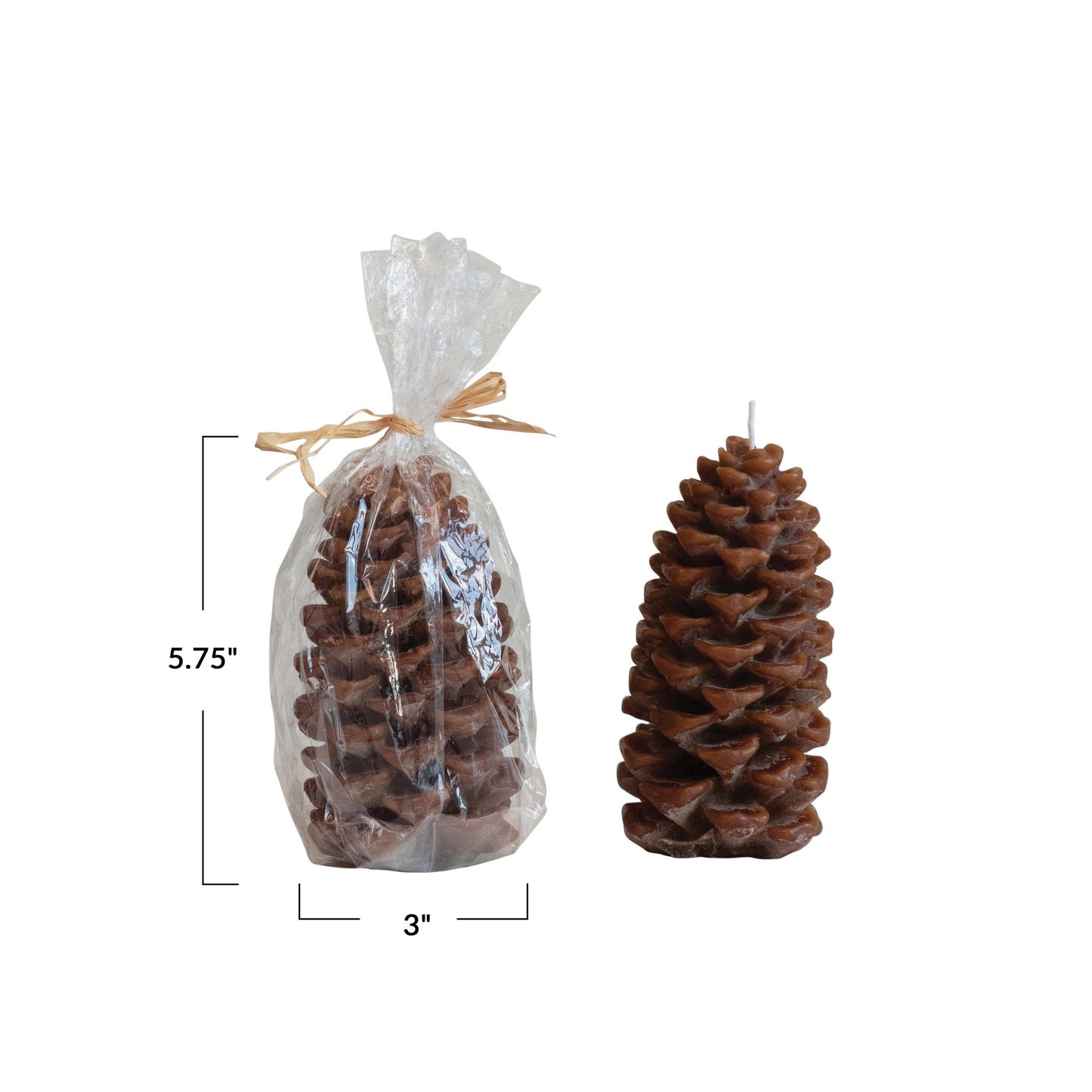 Unscented Pinecone Candle