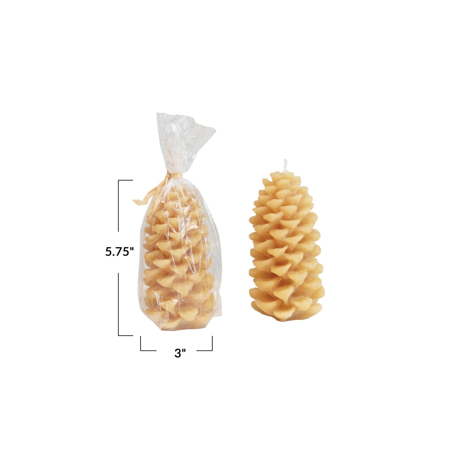 Unscented Pinecone Candle