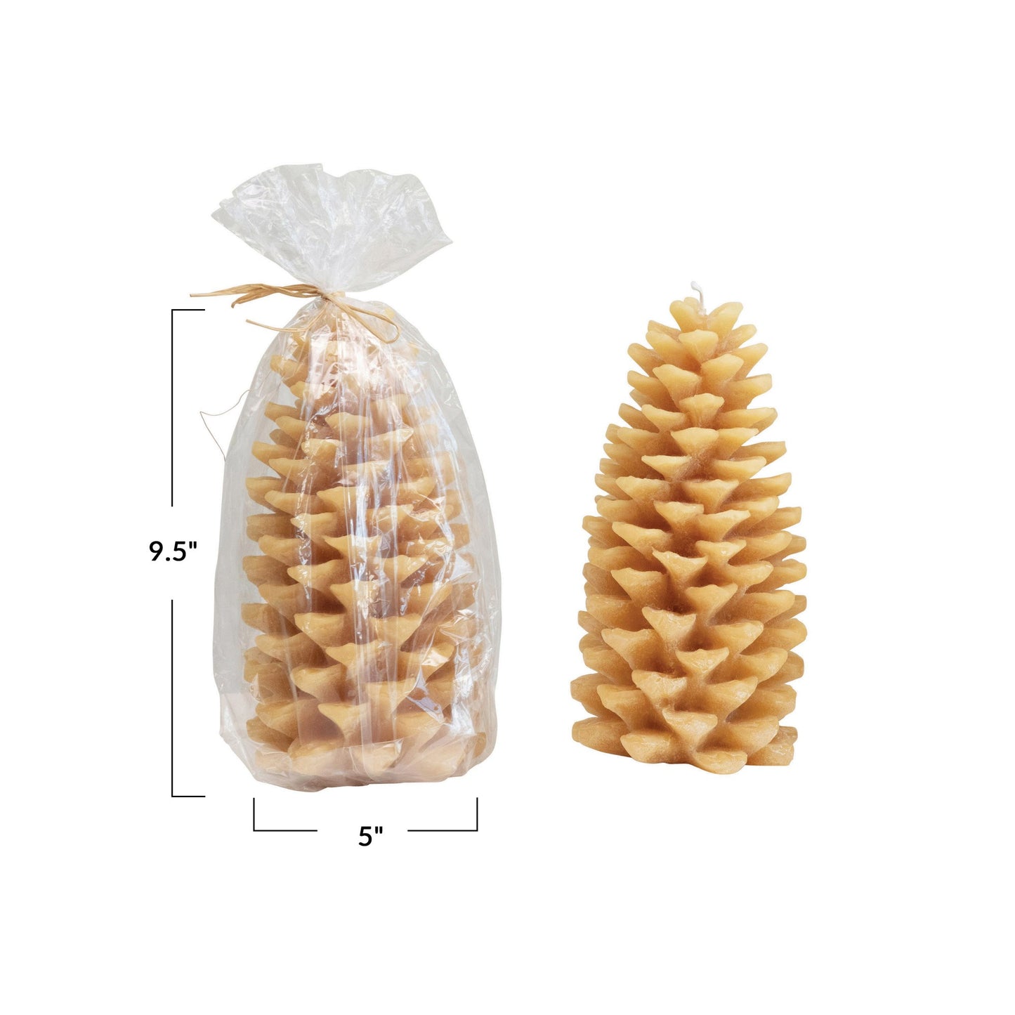 Unscented Pinecone Candle