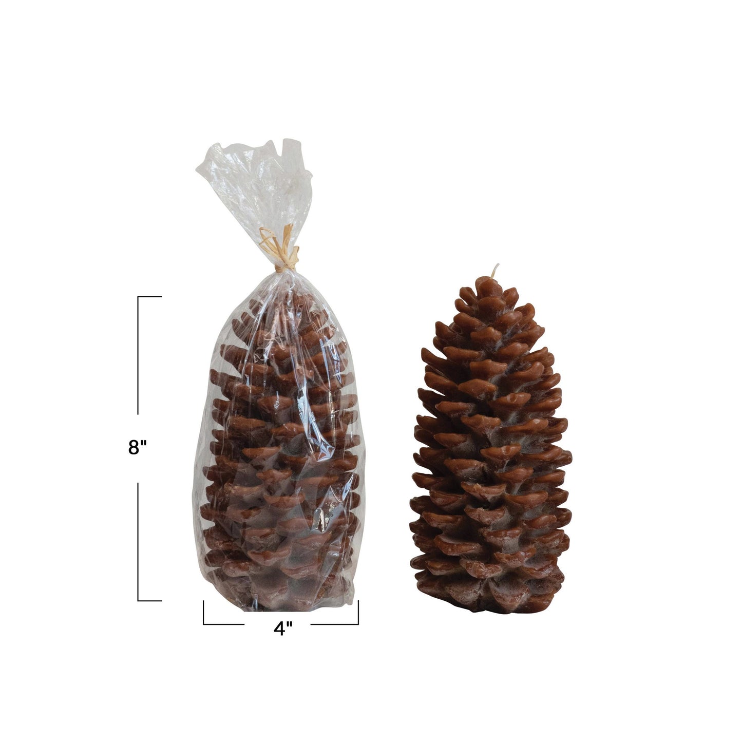 Unscented Pinecone Candle