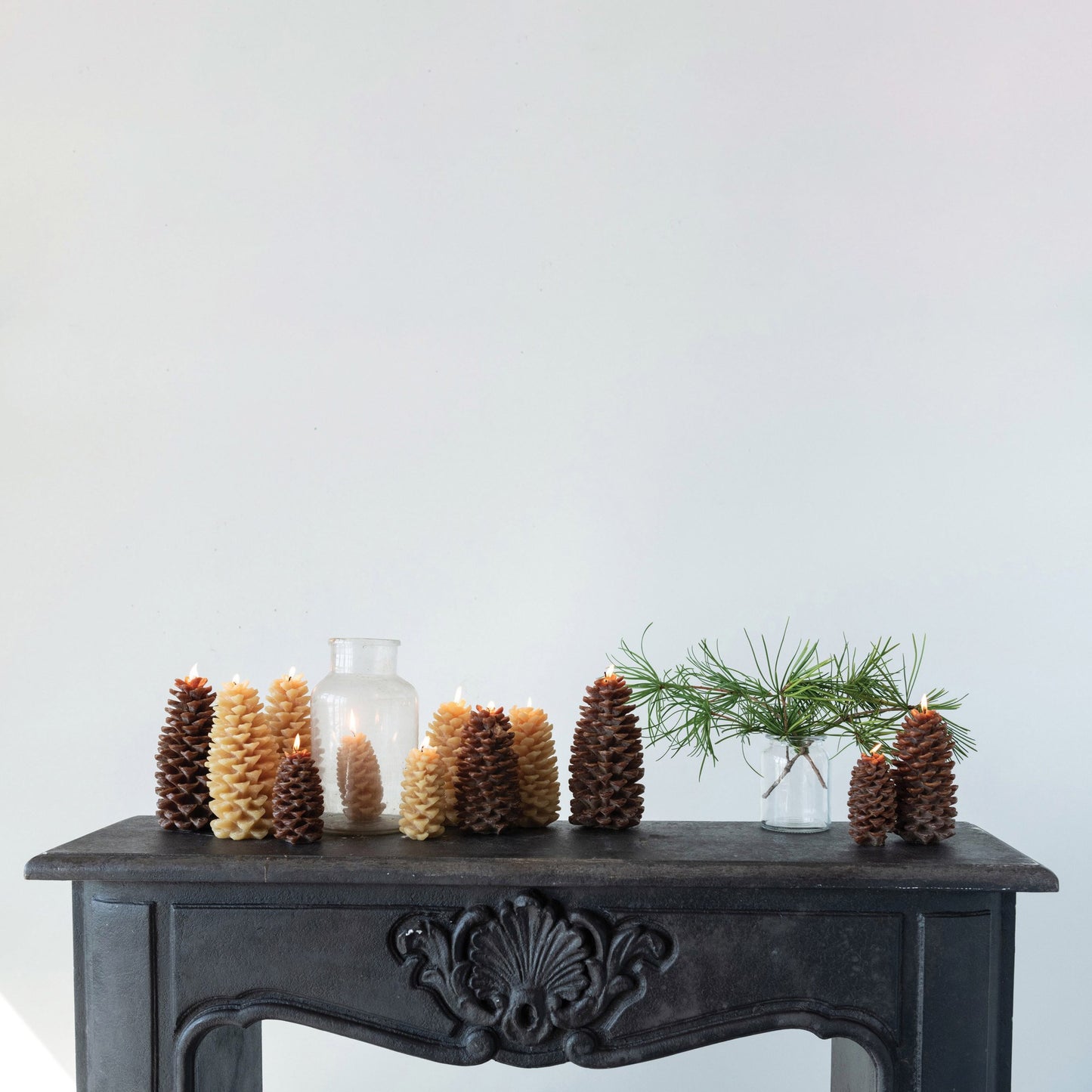 Unscented Pinecone Candle