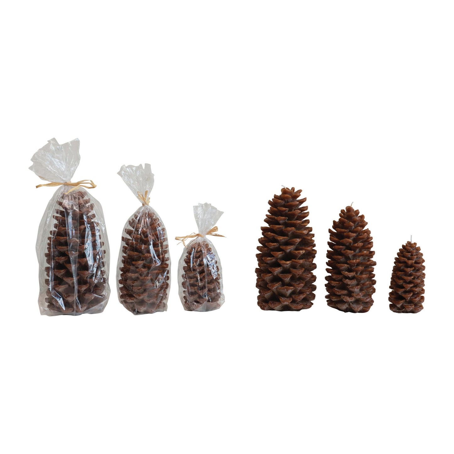 Unscented Pinecone Candle