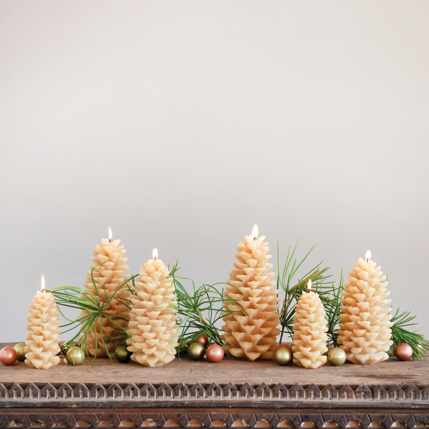 Unscented Pinecone Candle