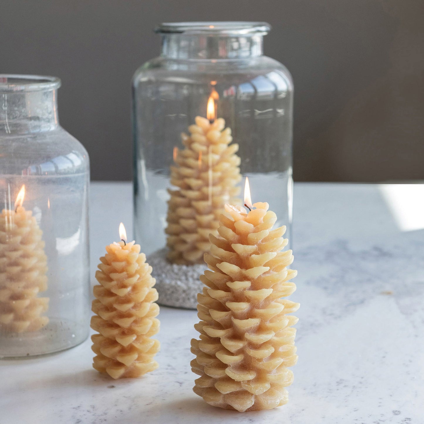 Unscented Pinecone Candle