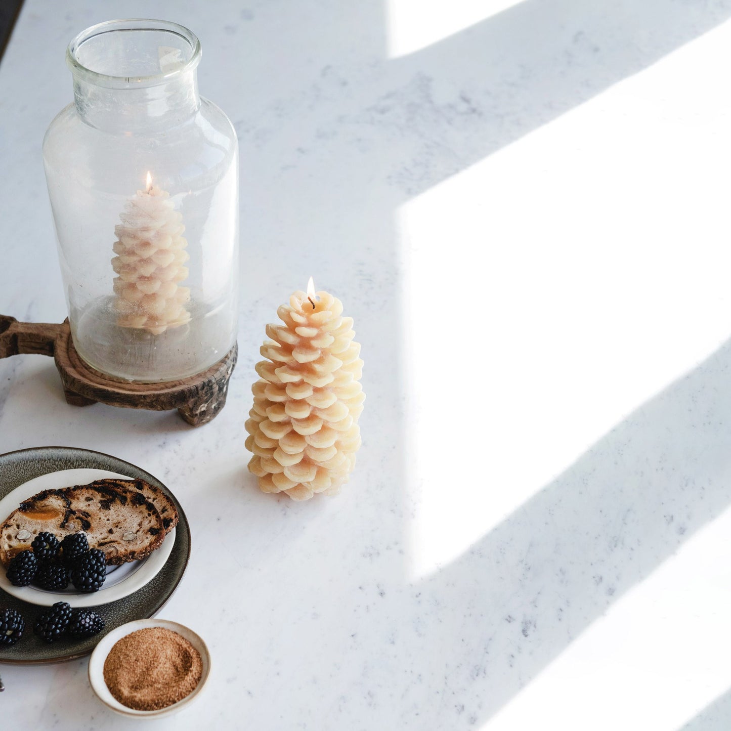 Unscented Pinecone Candle