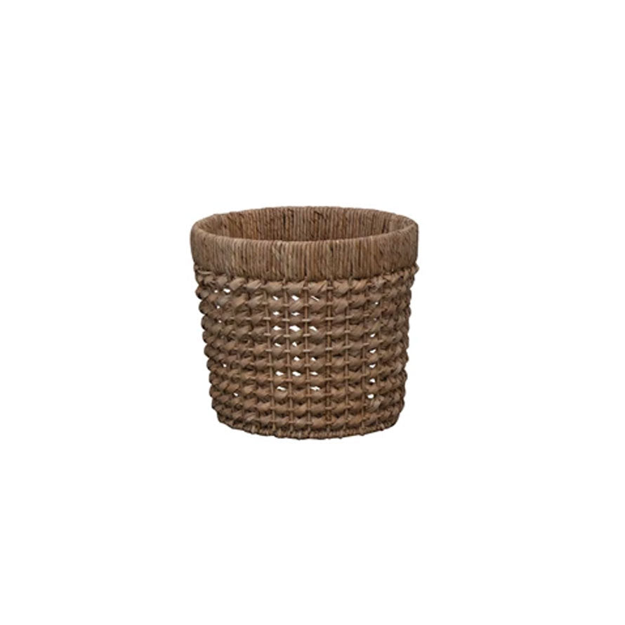 Small Hand-Woven Planter Basket